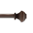 thumbnail image 2 of Domovina Arya 13/16" Single Curtain Rod-Color:Cocoa,Size:66-120", 2 of 2