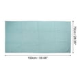 thumbnail image 4 of 1 toalla de baño de algodón absorbente suave, diseño clásico, para ducha de baño, verde 59.06''x28.35'', 4 of 7
