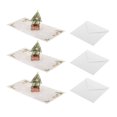 thumbnail image 2 of Paquete de 3 tarjetas de felicitación navideñas coloridas para cumpleaños y Navidad. Árbol de Navidad, 2 of 9