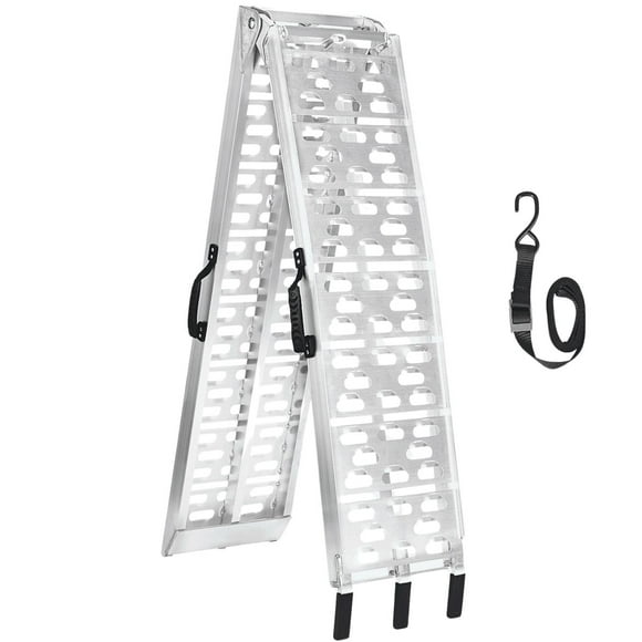 Rampa para motocicletas MAXIVMAN de aluminio, 750 libras, capacidad 2,3 m