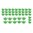 thumbnail image 2 of 10 conectores de vías de tren para construcción de juguetes, juego educativo de aprendizaje Verde, 2 of 9