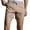 Khaki, variant on Clearance Mens Shorts, Mens Casual Fashion Stripe Printed Shorts Elastic Waist Solid Shorts Pants