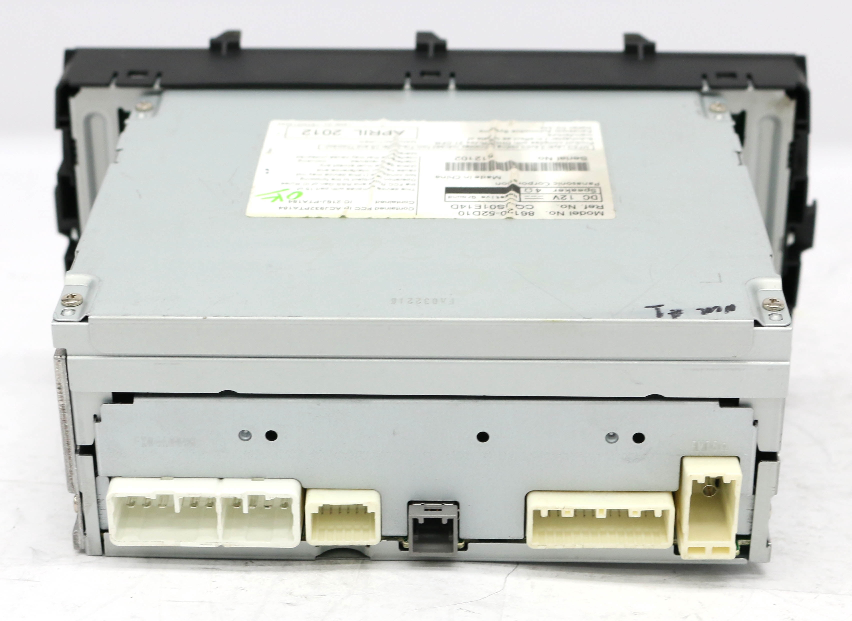 Restored 2012-2014 Toyota Prius AM FM Radio Single Disc CD Player 86120-52D10 Face 518C1 (Refurbished)