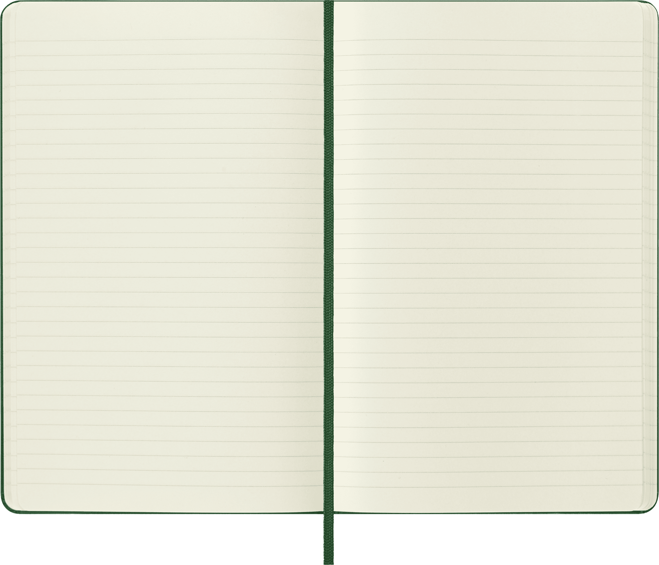 Moleskine Classic Notebook, Hard Cover, Ruled, Large (5" x 8.25"), Myrtle Green