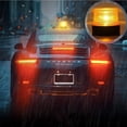 thumbnail image 1 of Ámbar LED Beacon 12V Luz estroboscópica inalámbrica Luces intermitentes magnéticas Luces de señal de emergencia para auto vehículo recargable LingWen 8390615240581, 1 of 1
