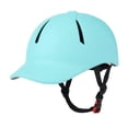 thumbnail image 3 of Casco ecuestre estilo gorra de béisbol, cómodo y ventilado, equipo para montar a caballo, casco de ciclismo para club, lección, espectáculo deportivo. azul S, 3 of 7
