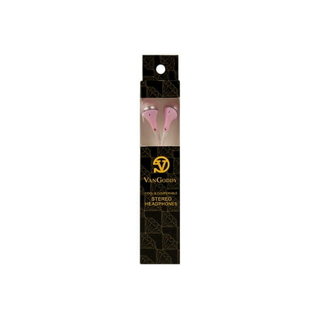 UPC: 8907198981260 | Vangoddy Deluxe Stereo Hands-free Earbud Headset 3.5mm with MIC Pink 5/Pack (000000369)