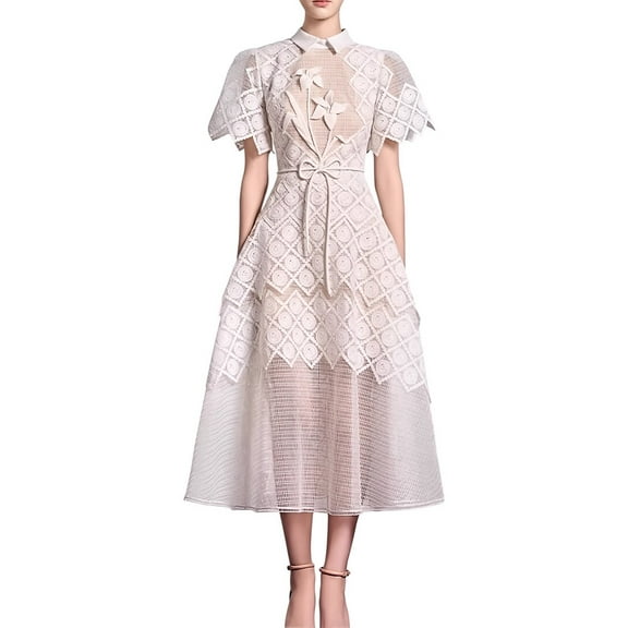 Anette womens  Midi Dress, 8