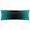 Multicolor, variant on Teal Black Ombre Satin Pillowcase for Hair and Skin with Zipper, Soft Breathable Cooling Silk Pillow Cases, Gradient Contemporary Abstract Art Body Pillow Covers Bed Pillows 20"x54"