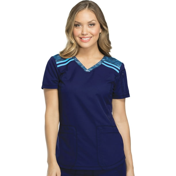 Dickies Dickies Dynamix Scrubs Top for Women VNeck Plus Size DK740