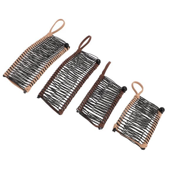 Women Adjustable Banana Hair Clip, 20 Teeth Banana Hair Clip Simple 4pcs for Thick Hair