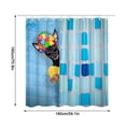 thumbnail image 4 of Xuniizn Shower Curtain Liner, Waterproof Shower Curtains for Bathroom & Mold Resistant Shower Liner Complete, Cloth, 59.06"x70.87", 4 of 5