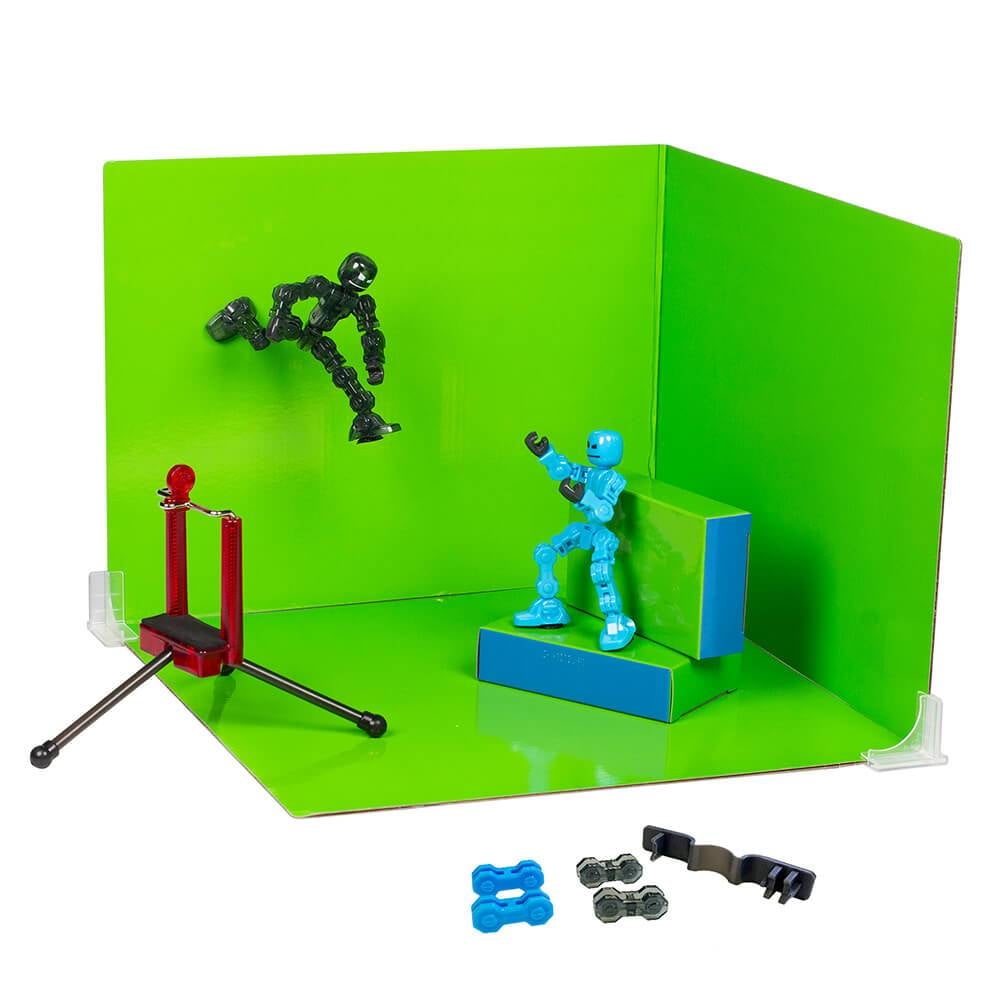 Stikbot Zanimation Studio Pro Two Figure Set-Stop Motion Animation App Toys Gift 