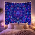 thumbnail image 2 of Cosmic Mandala in a Swirling Nebula, Mystical Psychedelic for Space Lovers, Celestial Wall Art, Housewarming Gift, Tapestry Wall Hanging for Bedroom, Living Room and Studio, 2 of 7