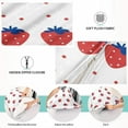 thumbnail image 4 of GZHJMY Cute Strawberry Red Point Zippered Velvet Pillowcases,Super Soft and Cozy Luxury Plush Pillow Case Bed Pillow Pillowcases, 20x30 Inches Home Decor, 4 of 7