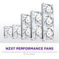 thumbnail image 2 of Ventiladores para gabinete PC NZXT F280X 2x140 mm PWM RGB blanco, 2 of 9