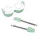 thumbnail image 5 of Cocedor de huevos Rejilla de vapor para huevos al vapor Práctica cesta para hacer huevos blandos o duros verde, 5 of 9