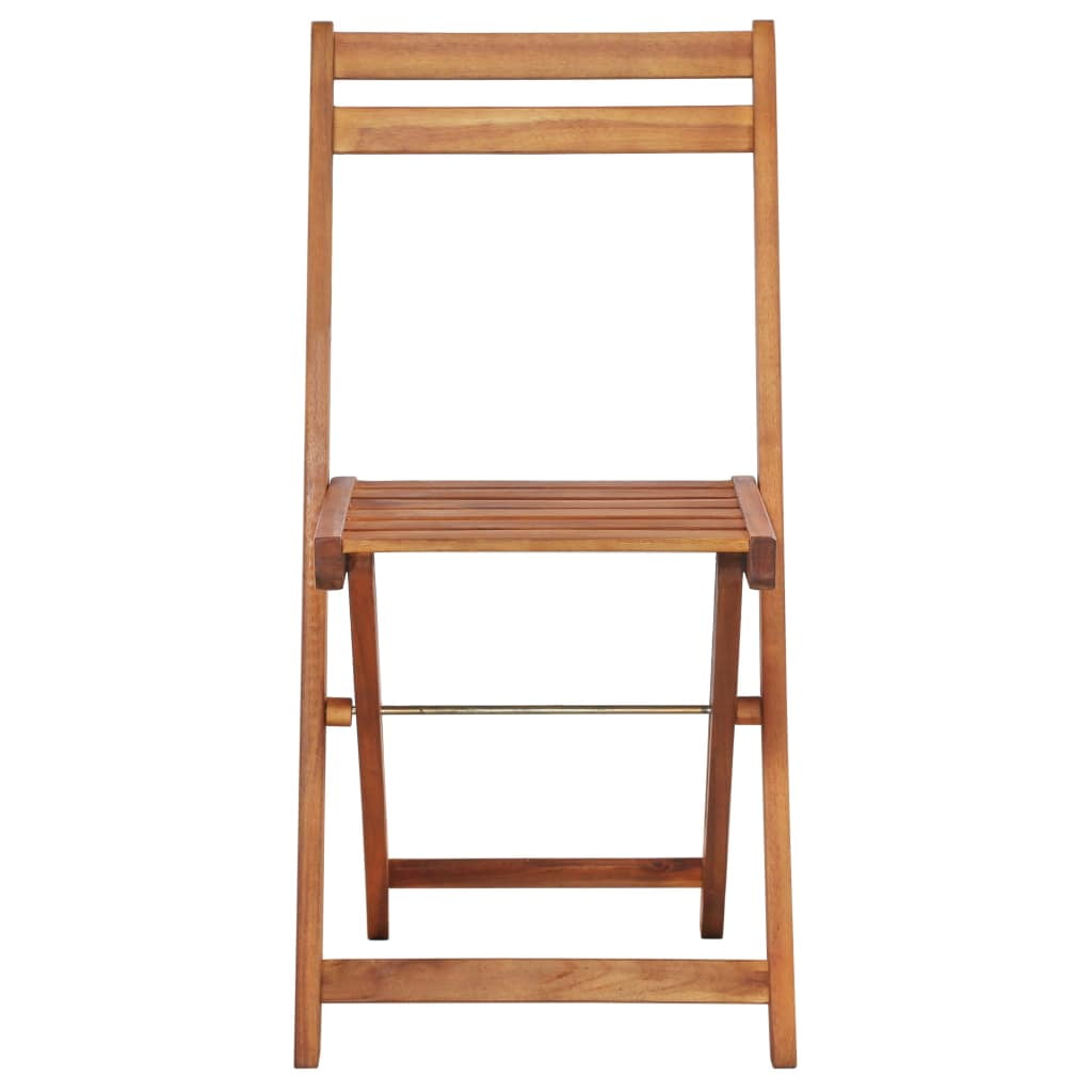 Kepooman Outdoor Patio Portable Folding Acacia Wood Bistro Chair for Poolside Garden, Set of 2, Brown Kepooman Outdoor Patio Portable Folding Acacia Wood Bistro Chair for Poolside Garden, Set of 2, Brown