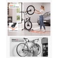 thumbnail image 4 of VEVOR Bike Stand 2 Pack, Freestanding Vertical & Horizontal Bike Storage Rack, with Lockable Casters, Height Adjustable Carbon Steel Upright Garage Bicycle Floor Stand, for 20-29 in Wheels, Black, 4 of 9