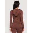 thumbnail image 4 of Women's Scuba Zip Front Cropped Hoodie, 4 of 4