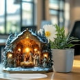 thumbnail image 5 of dajkiuy Nativity Scene Acrylic Figurines, Table Home Statue Decoration, for Christmas Home Easter Valentines Day Decorations, 5 of 5