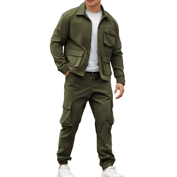 Valora Men Fahion Outfit Men's Suits Classic Business Formal and Pants Set for Wedding Occasions Slim Fit Tailored Design Comfortable Fabric Green 3XL