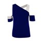 thumbnail image 4 of Puntoco Mujer Moda Casual Hombro Manga Corta Color Sólido Camiseta Top Blusa Puntoco Puntoco-8414, 4 of 5
