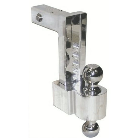 Progress Mfg DT-ALBM6800 Flash Self-Locking Adjustable Billet RV Hitch with 9" Rise & 10" Drop