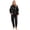Black, variant on Aiihoo Sauna Suit Anti-Rip Weight Loss Slim Gym Fitness Workout Sweat Sauna Suits for Men Women Black XXL