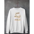 thumbnail image 3 of Golden Quote Vii Sweatshirt Men -Anna Hambly Designs, Male Medium, 3 of 4