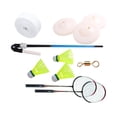 thumbnail image 2 of LOVIVER Single Badminton Trainer Device Simulator Self Study Tool Adults Beginners Kids 2 Rackets + 3 Balls, 2 of 8