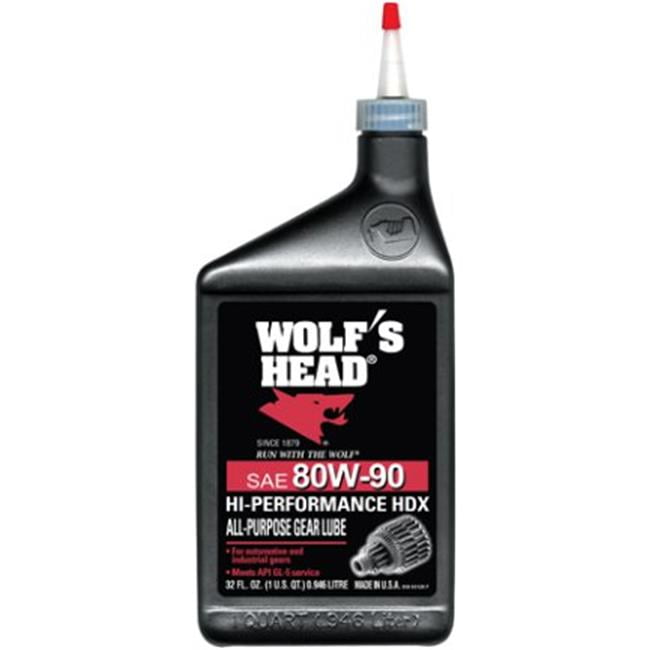 Amalie Oil 93126 80W90 Wolfs Head Motor Oil HDX AllPurpose Gear Lube