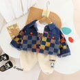 thumbnail image 1 of Conjuntos de ropa para niños Bebés Niños Primavera Otoño Ropa de mezclilla Conjunto lindo de tres piezas Chaleco de vaquero Abrigo Traje para niños Chaqueta + Top + Pantalones 3T (Tag110) Gao Jinjia LED, 1 of 2