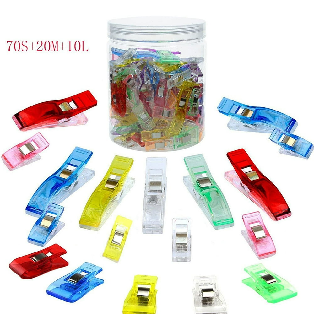 Wonder Clips 100 Pack Sewing Clips for Sewing Quilting Crafting Crochet,Knitting with