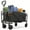 450LBS (Standard Model), variant on 220LBS/ 450LBS/ 680LBS All Terrain Heavy Duty Folding Cart, Large Capacity Camper Suitable for Yard Shopping/ Sports/ Outdoor/ Gardening Equipment Handling, Black Utility Cart, Gardening Transport,