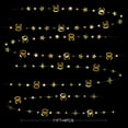 thumbnail image 2 of Cheerland Gold 30th Birthday Decorations Number 30 Circle Dot Twinkle Star Garland Metallic Hanging Streamer Bunting Banner Backdrop, 2 of 5