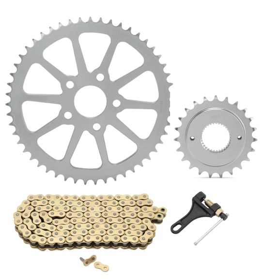 Belt Chain Sprocket Conversion Kit for Harley Fat Boy FLSTF EFI FLSTFI Heritage Softail Classic FLSTC Softail Custom FXSTC FXST Springer FXSTS 1989-1999 1990 1991 1992 1993 1994 1995 1996 1997 1998