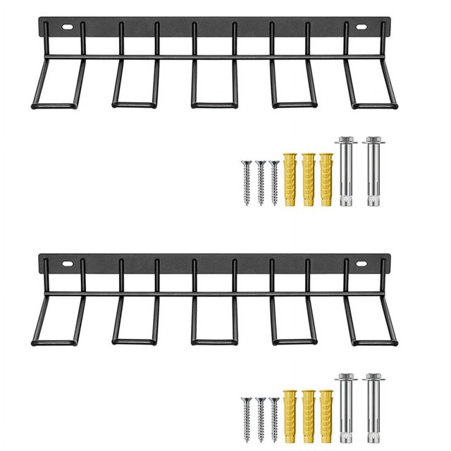 2X Tool Organizer Drill Storage Rack Shelf Wall Mounted Heavy Duty Drill Holder for Drill Charging Station