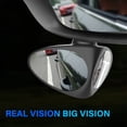 thumbnail image 7 of Walbest Blind Spot Mirror, Rear View Adjustable 360°Rotate Wide Angle, Stick-on Black Design for Car SUVs Truck Motorcycle (Black, Right), 7 of 7