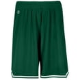 thumbnail image 4 of Holloway Sportswear M Boys RETRO BASKETBALL SHORTS Forest/White 224277, 4 of 6