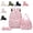 CQ20_White, variant on 3 Pcs Girls Backpack Set Cute Printed Backpack for Teens Casual Corduroy Laptop Bags Daypacks with Lunch Bag and Pencil Case White with Strawberry Print