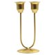 thumbnail image 2 of Portavelas de Metal, candelabro de 2 brazos, candelabro decorativo Retro para escritorio, fiesta de chimenea de aniversario, 2 of 10
