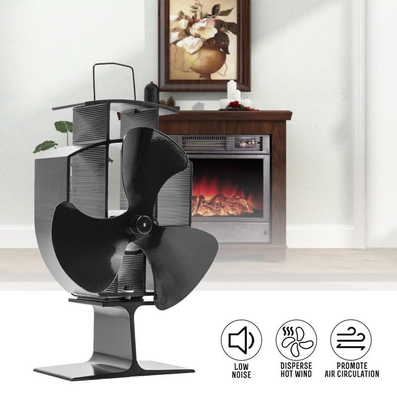 Heat Stove Fan For Wood Burners Multi Fuel Ovens Gauge 3 Blade