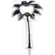 thumbnail image 3 of 10 abridor de botellas de vino con forma de palmera y coco, regalo para bodas (plata), 3 of 8