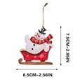 thumbnail image 3 of Xihbxyly Ofertas Flash de Hoy Ofertas Prime Árbol de Navidad, Papá Noel, Muñeco de Nieve, Colgante, Adornado con Navideños para Decorar Árboles de Navidad, Regalos de Navidad y Manual Diy, 3 of 7