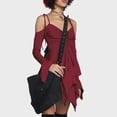 thumbnail image 3 of Vestido Cami Mini robe femmes Hotsweet une ligne robe licou fête Clubwear Ygjytge Vino rojo T XXL para Mujer, 3 of 5