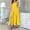 Yellow, variant on Conservative Dress Regular Fit 2026 Summer Bohemian Dress for Women Solid Color Spaghetti Strap Athletic Dress for Women Trendy for Lounge and Relax Yellow XL