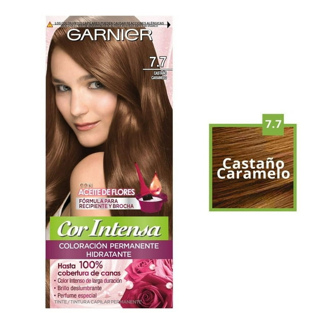 Tinte Garnier Cor Intensa 7.7 castaño caramelo