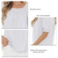 thumbnail image 4 of Camiseta para mujer, camiseta para mujer, camiseta para mujer, camiseta de manga corta, compacta y ligera, 4 of 5