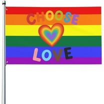 3x5 Lgbt Pride Flag Sign Lgbtq Gay Flag Banner Vivid Color And Fade Proof Lesbian Pansexual Flag Rainbow Flag For Wall With Metal Eyelets No Flag Pole Gift For Gay Pride Stuff